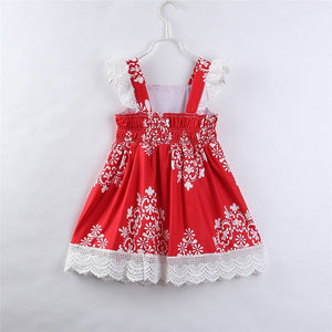 vestido floral colar de 3 a 7 anos