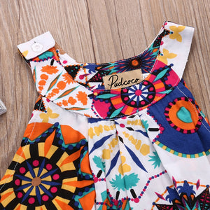 vestido Floral Summer de 3 a 7 anos